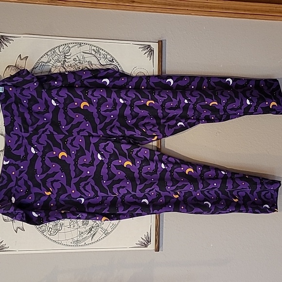 Terra & Sky Pants - Halloween Bat & Moon 🦇🌜 leggings